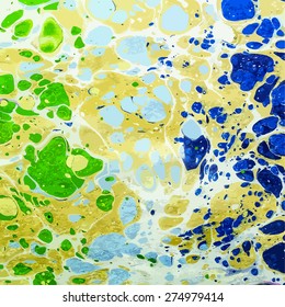 amazing artwork texture ebru,  drawing on the water abstract background