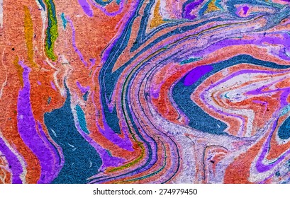 amazing artwork texture ebru,  drawing on the water abstract background