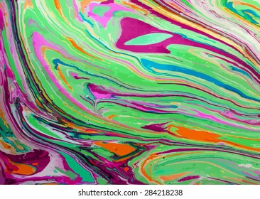 amazing artwork texture ebru,  drawing on the water abstract background