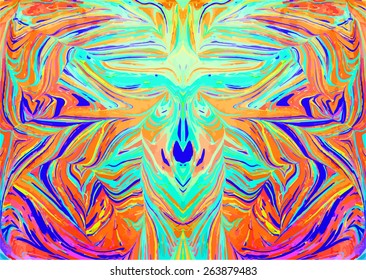 amazing artwork texture ebru, water abstract background