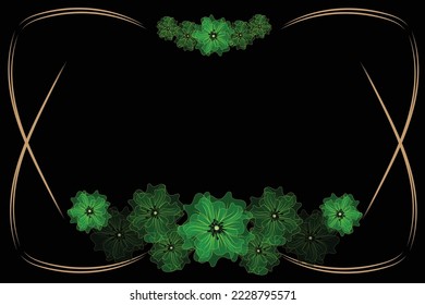 it's amazing the basic color is deep black combined with esmeralda green, it's really beautiful, given gold accents, it adds luxury, very classy.
Using this template for your needs, will make you more