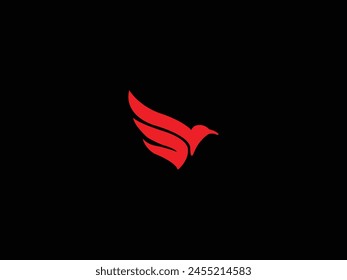 Amazing bird and nest logo design.Bird Singing On The Tree Beautiful Melody with Music Notes Concept Logo Design Colibri  of peace bird logo.