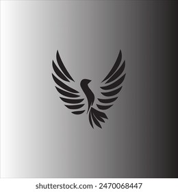 Amazing birds flying away smoothly