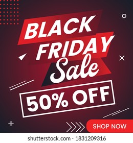 Amazing Black Friday Sale Design Vector