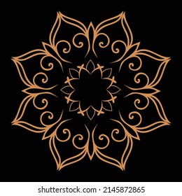 Amazing black white vector mandalas in different themes in oriental and western style for luxury logos, designs and coloring books