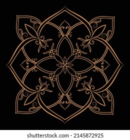 Amazing black white vector mandalas in different themes in oriental and western style for luxury logos, designs and coloring books