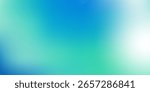 Amazing Blue Green Blur Gradient With Grainy Noise Texture. Abstract Turquoise Mesh and Dynamic Flow Background