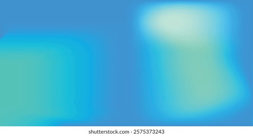 Amazing Blue Green Blur Gradient With Grainy Noise Texture. Abstract Turquoise Mesh and Dynamic Flow Background