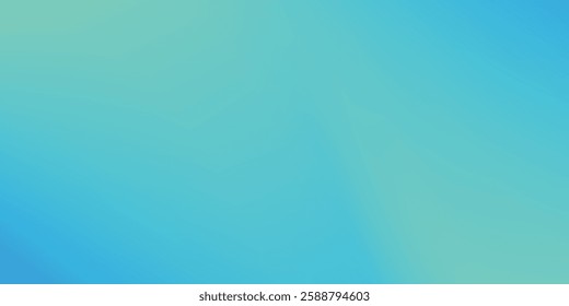 Amazing Blue Green Blur Gradient With Grainy Noise Texture. Abstract Turquoise Mesh and Dynamic Flow Background vector illustration eps10
