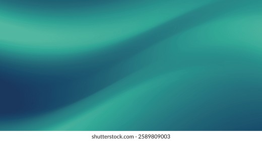 Amazing Blue Green Blur Gradient With Grainy Noise Texture. Abstract Turquoise Mesh 