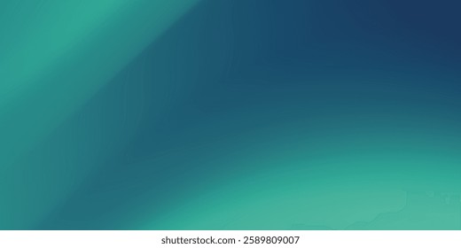 Amazing Blue Green Blur Gradient With Grainy Noise Texture. Abstract Turquoise Mesh 