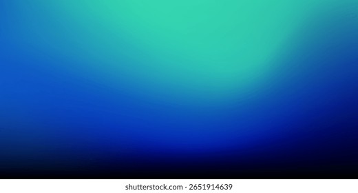 Amazing Blue Green Blur Gradient With Grainy Noise Texture. Abstract Turquoise Mesh and Dynamic Flow Background,EPS 10.