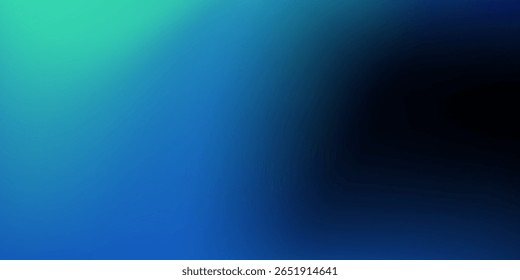 Amazing Blue Green Blur Gradient With Grainy Noise Texture. Abstract Turquoise Mesh and Dynamic Flow Background,EPS 10.