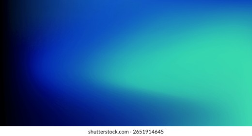 Amazing Blue Green Blur Gradient With Grainy Noise Texture. Abstract Turquoise Mesh and Dynamic Flow Background,EPS 10.