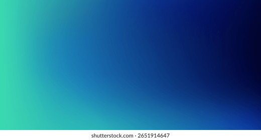 Amazing Blue Green Blur Gradient With Grainy Noise Texture. Abstract Turquoise Mesh and Dynamic Flow Background,EPS 10.