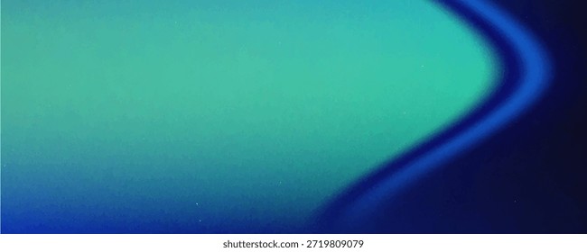 Incrível Gradiente De Desfoque Verde Azul Com Textura De Ruído Granulado. Abstrato Malha turquesa e fundo de fluxo dinâmico, EPS 10.

