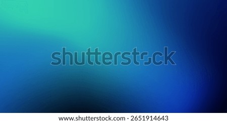 Amazing Blue Green Blur Gradient With Grainy Noise Texture. Abstract Turquoise Mesh and Dynamic Flow Background,EPS 10.