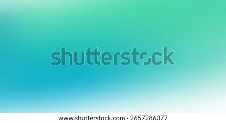 Amazing Blue Green Blur Gradient With Grainy Noise Texture. Abstract Turquoise Mesh and Dynamic Flow Background