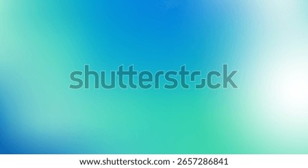 Amazing Blue Green Blur Gradient With Grainy Noise Texture. Abstract Turquoise Mesh and Dynamic Flow Background