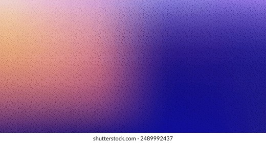 Amazing Blue Orange White Blur Gradient With Noise Grain Textured, Good For Flyer, Poster