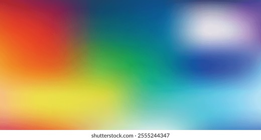 Amazing Blue Orange Yellow White Blur Gradient With Noise Grain Textured, Good For Flyer, Poster. vector ilustration