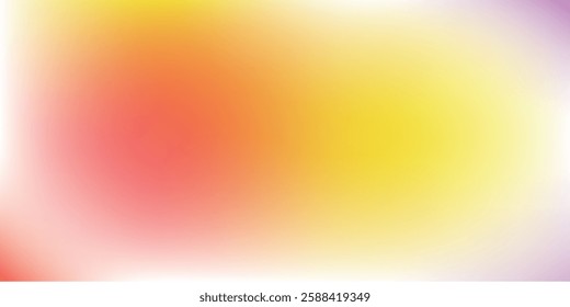 Amazing Blue Orange Yellow White Blur Gradient With Noise Grain Textured, Good For Flyer, Poster