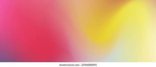 Amazing Blue Orange Yellow White Blur Gradient With Noise Grain Textured, Good For Flyer