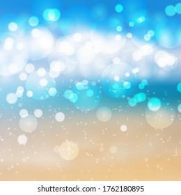 Amazing bokeh abstract background. Vector format
