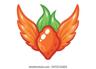 Amazing Buffalo Wings Vector Illustration