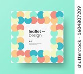 Amazing business advertisement vector mural art square banner mock up. Modern corporate abstract geometric illustration design layout background. Company identity quadrangle texture brochure template.