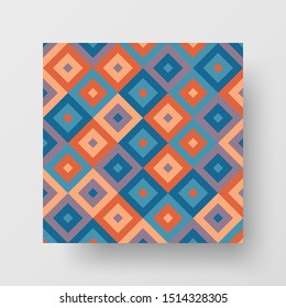 Amazing business advertisement vector mural art quadrangle banner mock up. Modern creative corporate abstract geometric illustration design layout background. Company identity brochure template.