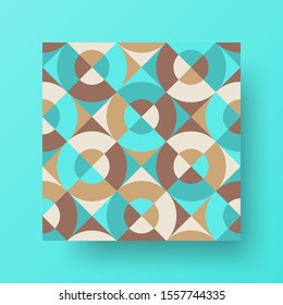 Amazing business advertisement vector mural art square banner mock up. Modern corporate abstract geometric illustration design layout background. Company identity quadrangle texture brochure template.