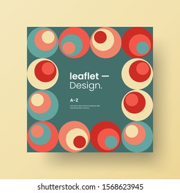 Amazing business advertisement vector mural art square banner mock up. Modern corporate abstract geometric illustration design layout background. Company identity quadrangle texture brochure template.