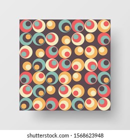 Amazing business advertisement vector mural art square banner mock up. Modern corporate abstract geometric illustration design layout background. Company identity quadrangle texture brochure template.