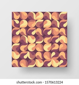 Amazing business advertisement vector mural art square banner mock up. Modern corporate abstract geometric illustration design layout background. Company identity quadrangle texture brochure template.