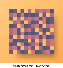 Amazing business advertisement vector mural art square banner mock up. Modern corporate abstract geometric illustration design layout background. Company identity quadrangle texture brochure template.