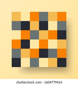 Amazing business advertisement vector mural art square banner mock up. Modern corporate abstract geometric illustration design layout background. Company identity quadrangle texture brochure template.