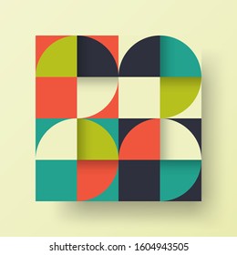 Amazing business advertisement vector mural art square banner mock up. Modern corporate abstract geometric illustration design layout background. Company identity quadrangle texture brochure template.