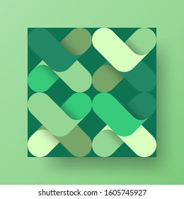 Amazing business advertisement vector mural art square banner mock up. Modern corporate abstract geometric illustration design layout background. Company identity quadrangle texture brochure template.