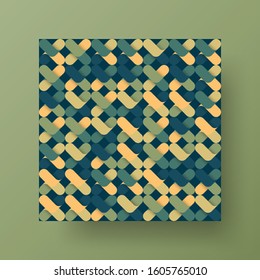 Amazing business advertisement vector mural art square banner mock up. Modern corporate abstract geometric illustration design layout background. Company identity quadrangle texture brochure template.