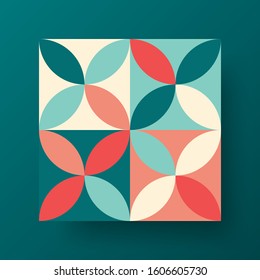 Amazing business advertisement vector mural art square banner mock up. Modern corporate abstract geometric illustration design layout background. Company identity quadrangle texture brochure template.