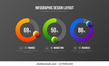 Amazing business infographic presentation vector illustration concept. Corporate marketing analytics data report creative design layout. Company statistics information graphic visualization template.