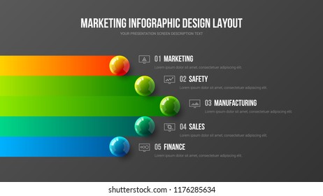 Amazing business infographic presentation vector illustration concept. Corporate marketing analytics data report creative design layout. Company statistics information graphic visualization template.
