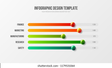 Amazing business infographic presentation vector illustration concept. Corporate marketing analytics data report creative design layout. Company statistics information graphic visualization template.