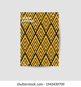 Amazing business presentation vector A4 vertical orientation front page mock up. Modern corporate report cover abstract geometric illustration design layout. Company identity brochure template. EPS10.