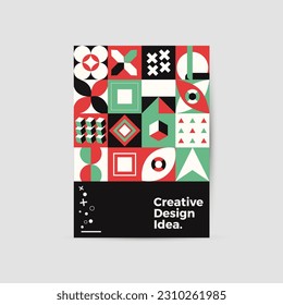 Amazing business presentation vector A4 vertical orientation front page mock up. Modern corporate report cover abstract geometric illustration design layout. Company identity brochure template. EPS10.