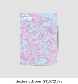 Amazing business presentation vector A4 vertical orientation front page mock up. Modern corporate report cover abstract geometric illustration design layout. Company identity brochure template. EPS10.