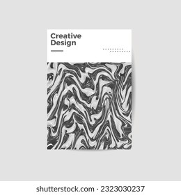 Amazing business presentation vector A4 vertical orientation front page mock up. Modern corporate report cover abstract geometric illustration design layout. Company identity brochure template. EPS10.