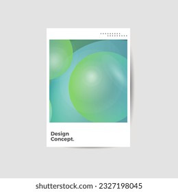 Amazing business presentation vector A4 vertical orientation front page mock up. Modern corporate report cover abstract geometric illustration design layout. Company identity brochure template. EPS10.