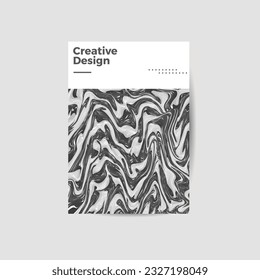Amazing business presentation vector A4 vertical orientation front page mock up. Modern corporate report cover abstract geometric illustration design layout. Company identity brochure template. EPS10.